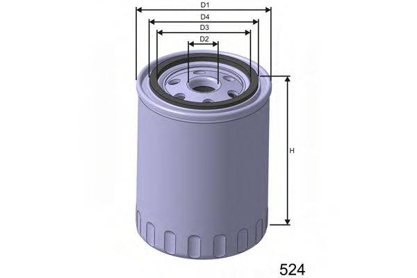 Фильтр масляный Z117 MISFAT