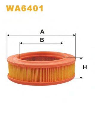 Фильтр воздушный WA6401 WIX FILTERS