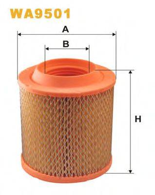 Фильтр воздушный WA9501 WIX FILTERS