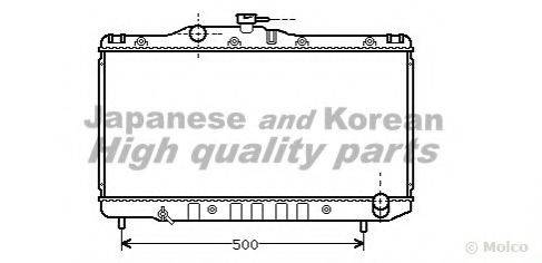 Радиатор, охлаждение двигателя T554-71 ASHUKI