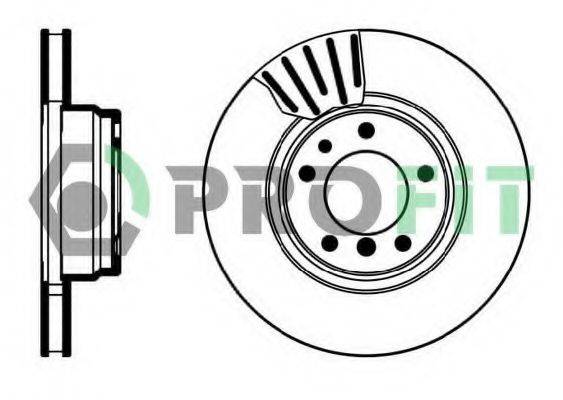 Тормозной диск 5010-0624 PROFIT