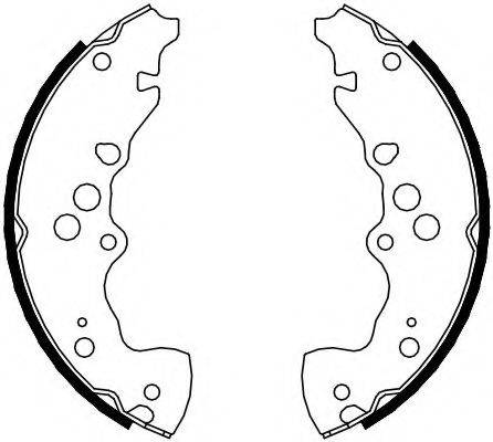 Комплект тормозных колодок FSB4115 FERODO