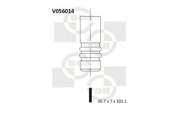 Впускной клапан V056014 BGA