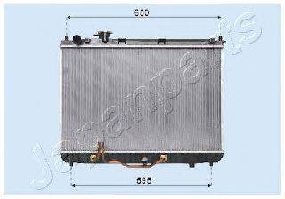 Радиатор, охлаждение двигателя RDA333029 JAPANPARTS