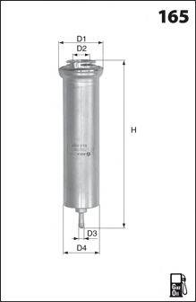 Фильтр топливный F316601 KAMOKA