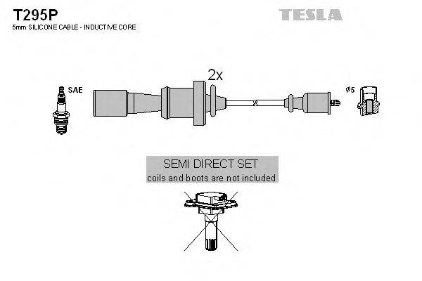 Комплект проводов зажигания T295P TESLA