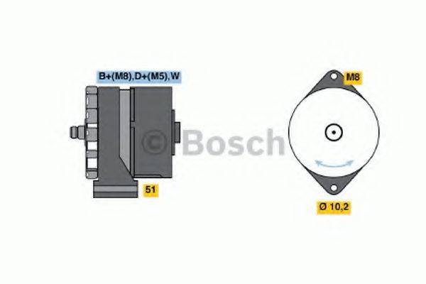 Генератор 0 986 040 290 BOSCH