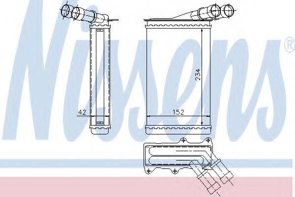 Теплообменник 71151 NISSENS