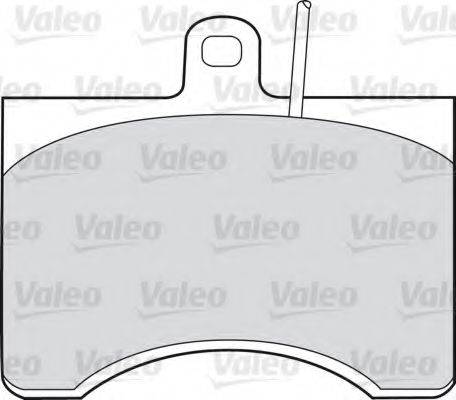 Комплект тормозных колодок 540053 VALEO