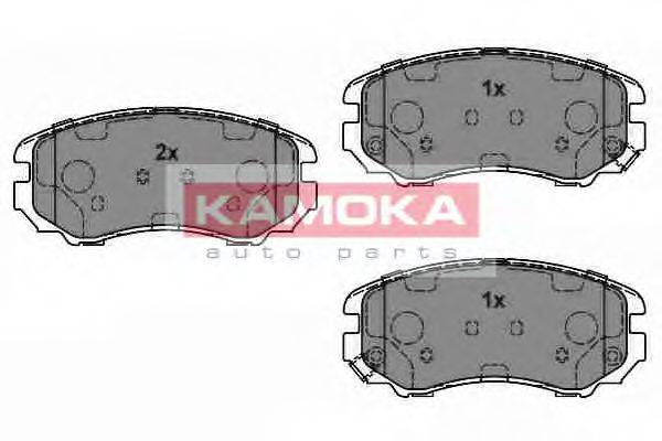 Комплект тормозных колодок, дисковый тормоз JQ101142 KAMOKA