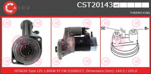 Стартер CST20143AS CASCO