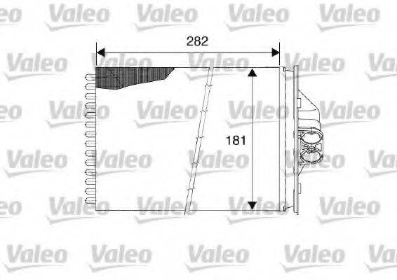 Теплообменник, отопление салона 812119 VALEO