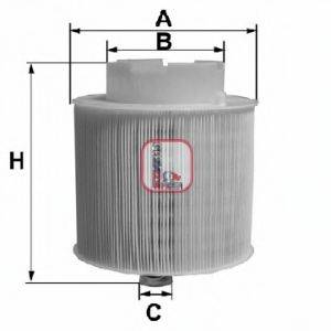 Фильтр воздушный S 7598 A SOFIMA