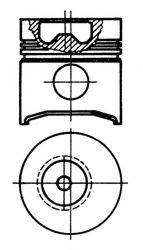 Поршень 91476620 KOLBENSCHMIDT