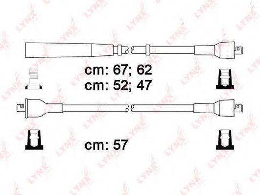 Комплект проводов зажигания SPC7822 LYNXauto