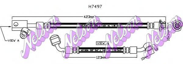 Тормозной шланг H7497 BROVEX-NELSON