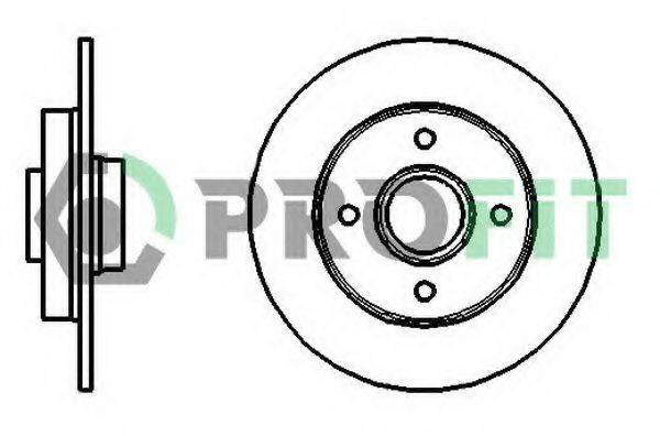 Тормозной диск 5010-1523 PROFIT