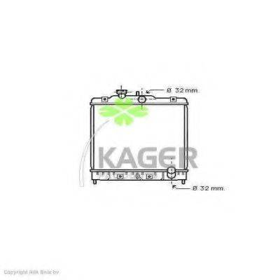 Радиатор, охлаждение двигателя 31-0492 KAGER