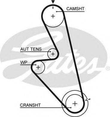 Ремень ГРМ 5449 GATES