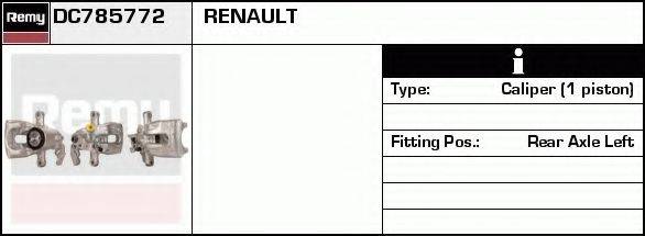 Тормозной суппорт DC785772 REMY