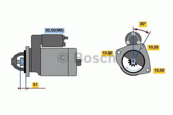 Стартер 9 000 083 065 BOSCH