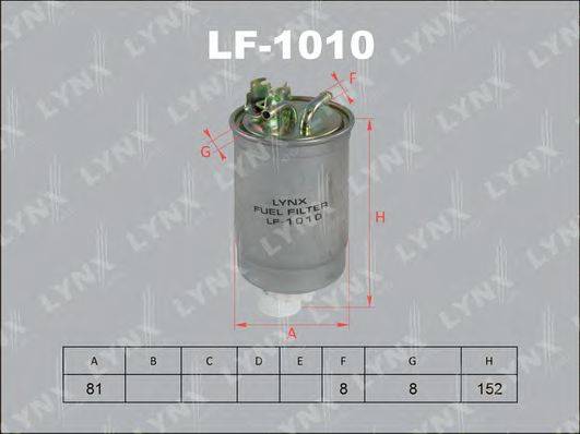 Фильтр топливный LF-1010 LYNXauto