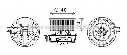 Электродвигатель, вентиляция салона RT8574 AVA QUALITY COOLING