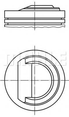 Поршень 021 23 01 MAHLE ORIGINAL