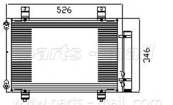 Конденсатор, кондиционер PXNCM-005 PARTS-MALL