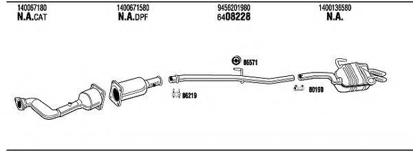 Система выпуска ОГ FIH16895A WALKER