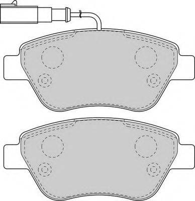 Комплект тормозных колодок, дисковый тормоз DBP231466 DURON