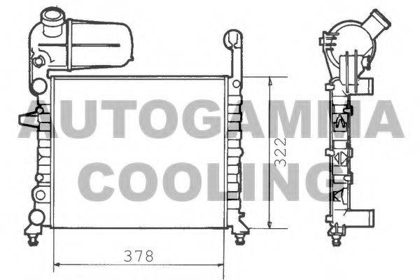 Теплообменник 100309 AUTOGAMMA