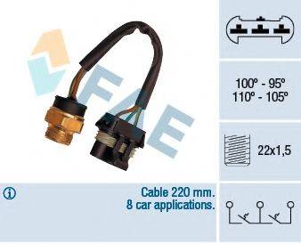 Термовыключатель, вентилятор радиатора 38060 FAE