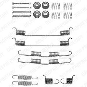 Комплектующие, тормозная колодка LY1204 DELPHI