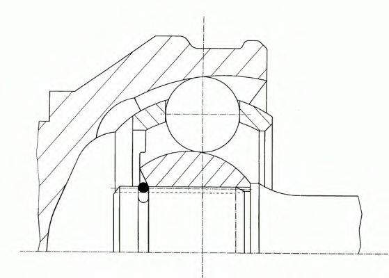 Шарнирный комплект, приводной вал 15-1249 METELLI