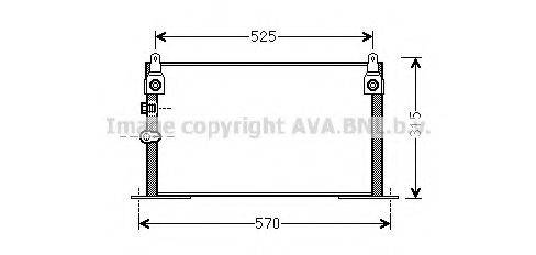 Конденсатор, кондиционер TOA5585 AVA QUALITY COOLING