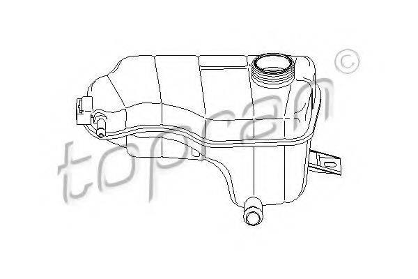 Компенсационный бак, охлаждающая жидкость 301 896 TOPRAN