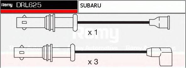 DRL625 REMY Комплект проводов зажигания DRL625 REMY
