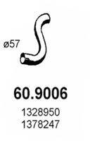 Труба выхлопного газа 60.9006 ASSO