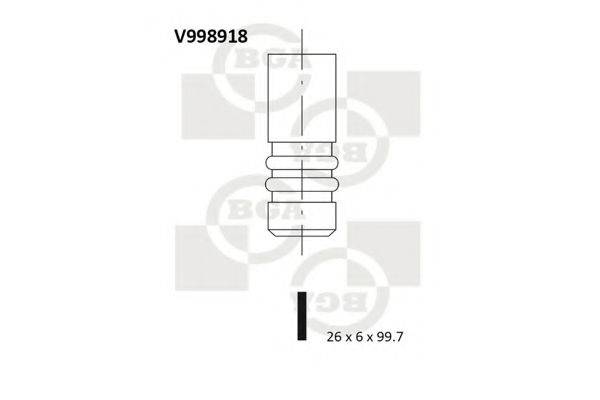 Впускной клапан V998918 BGA