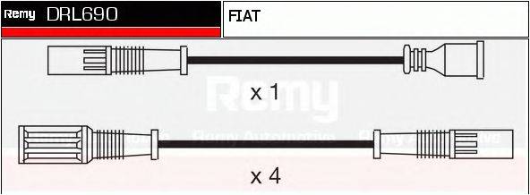 DRL690 REMY Комплект проводов зажигания DRL690 REMY