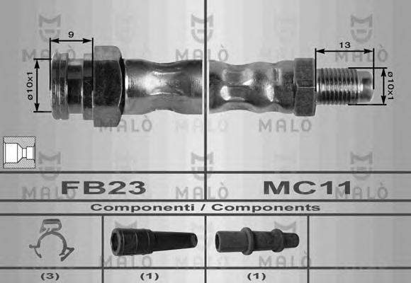 Тормозной шланг 8431 MALO