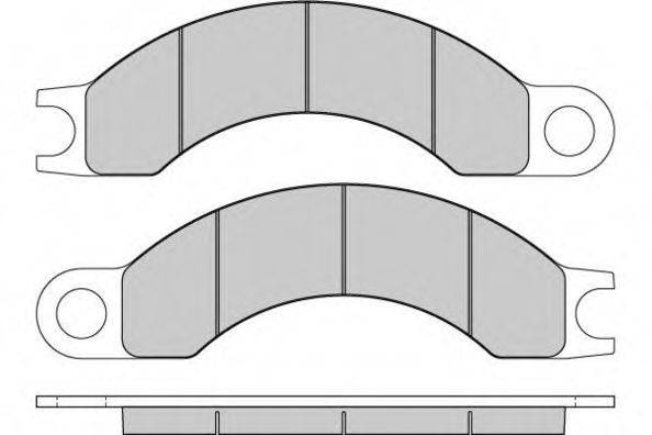 Комплект тормозных колодок 12-5277 E.T.F.
