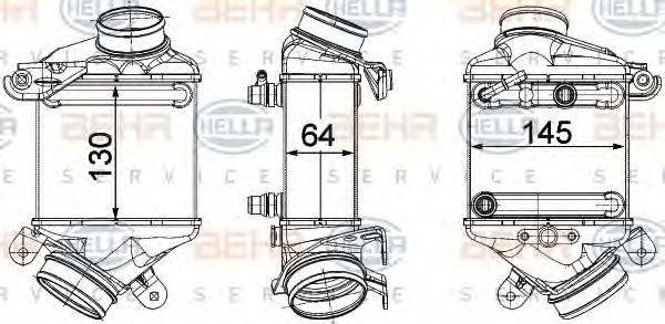 Интеркулер 8ML 376 746-441 HELLA