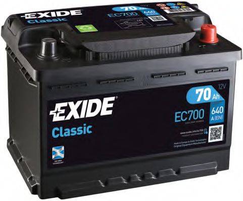 Стартерная аккумуляторная батарея EC700 EXIDE