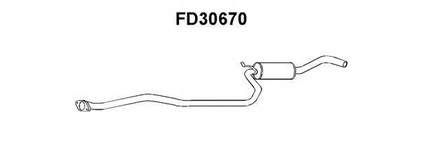 Предглушитель выхлопных газов FD30670 VENEPORTE