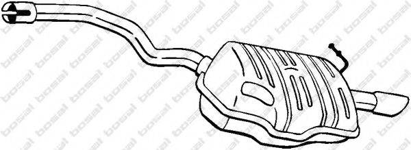 Глушитель выхлопных газов конечный 220-453 BOSAL