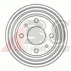 Тормозной барабан 3325-S A.B.S.