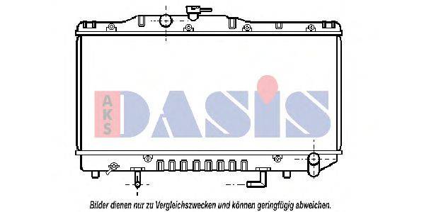 Радиатор, охлаждение двигателя 210930N AKS DASIS