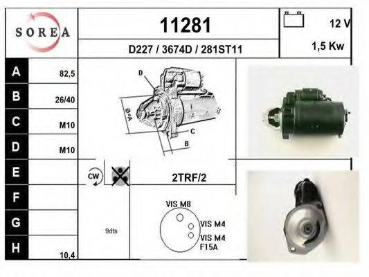 Стартер 11281 EAI